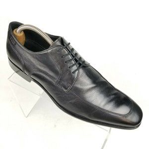 Hugo Boss Mens Oxfords Black Leather Lace Up 9
